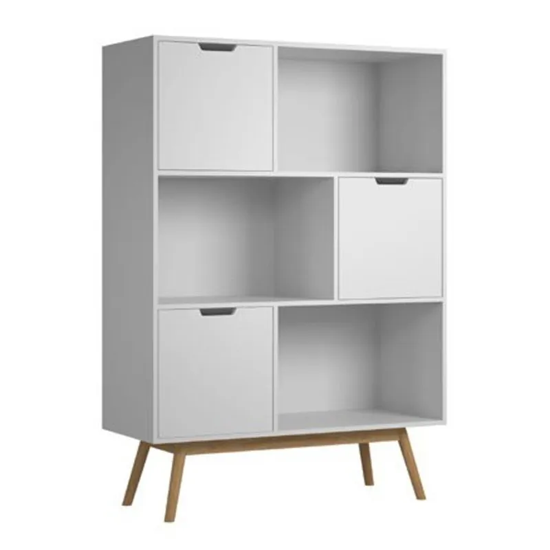 Biała biblioteczka sosnowa SOB Van Bonami Hit sprzedaży
