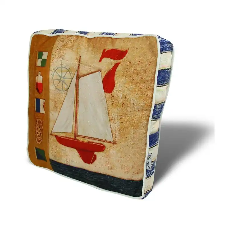 Hit sprzedaży Poduszka na krzesło z wypełnieniem Gravel Boat, 42x42 cm Bonami