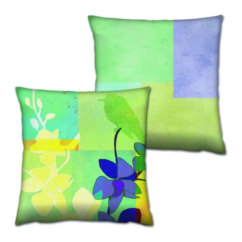 Dodaj do koszyka Zestaw 2 poduszek z wypełnieniem Gravel Neon Green, 43x43 cm Bonami