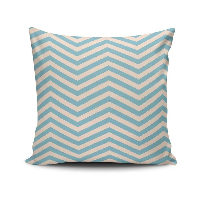 Nowy Poduszka z wypełnieniem Aqua Stripes, 43x43 cm Bonami