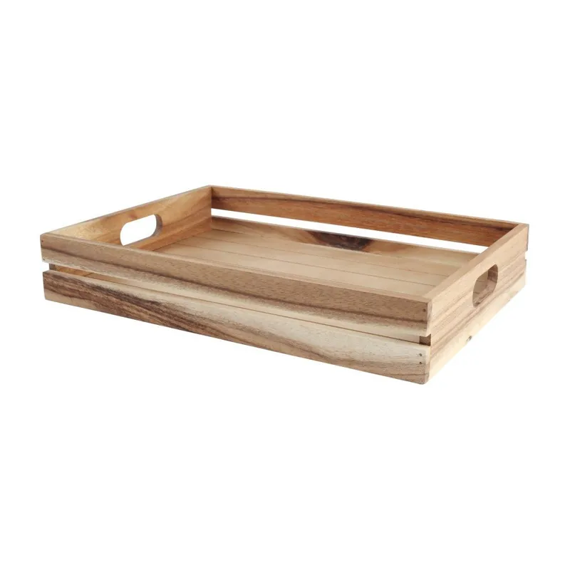 Wyjątkowa oferta Skrzynka do przenoszenia z drewna akacjowego T&G Woodware Baroque Plain Bonami