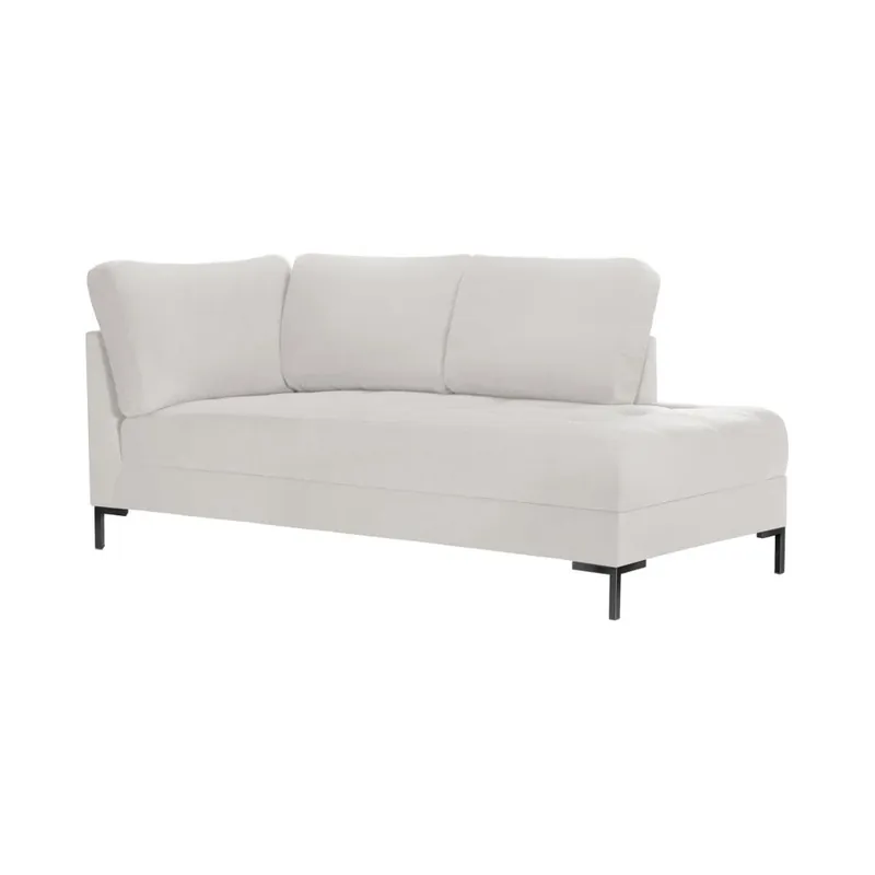 Rabat Biały szezlong prawostronny Guy Laroche Harmony Big Bonami