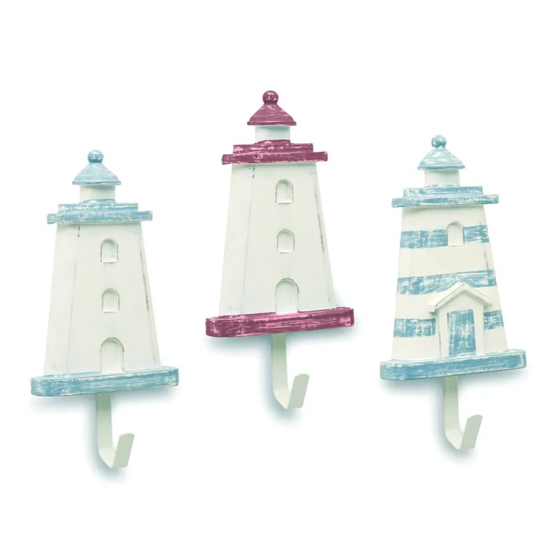 Dostępne od ręki Zestaw 3 haczyków Artesania Esteban Ferrer Lighthouse Bonami