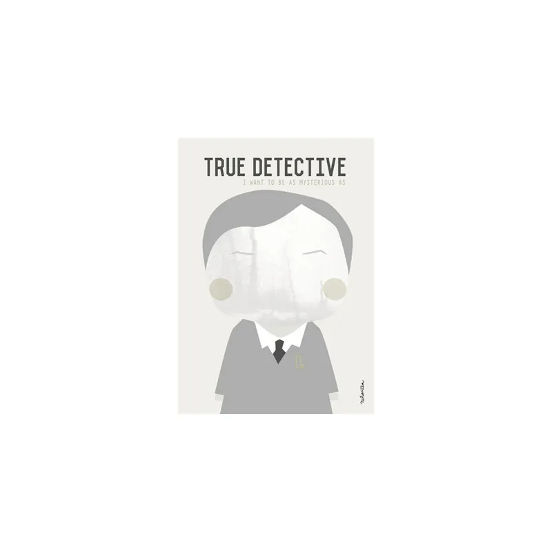 Oferta czasowa Plakat NiñaSilla True Detective, 21x42 cm Bonami