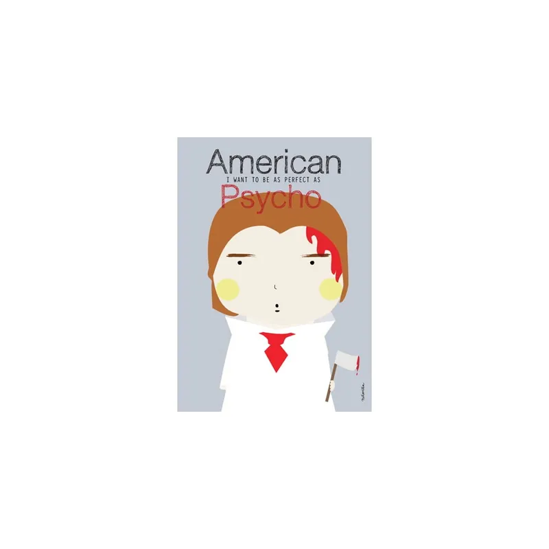 Rabat Plakat NiñaSilla American Psycho, 21x42 cm Bonami