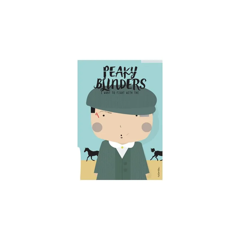 Plakat NiñaSilla Peaky Blinders, 21x42 cm Bonami Okazja