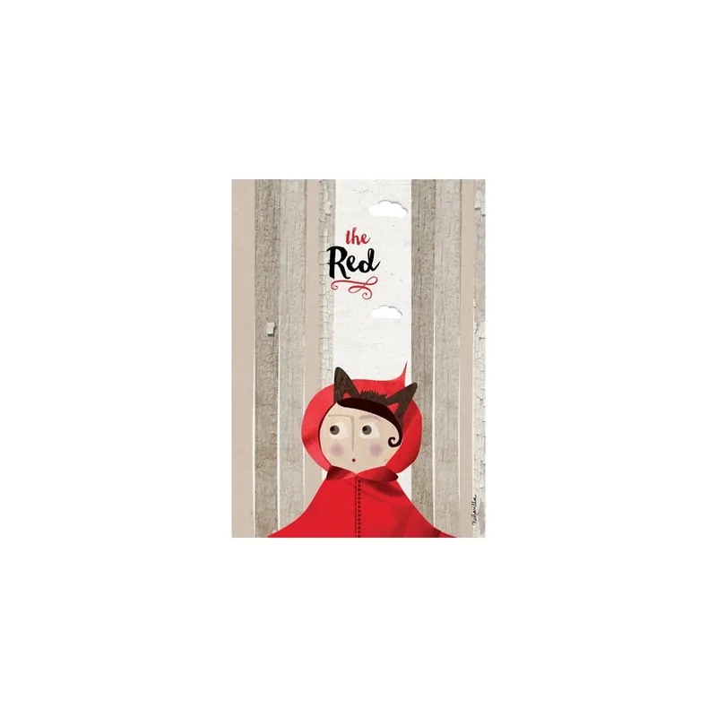 Wybór klientów Plakat NiñaSilla Red Riding Hood, 21x42 cm Bonami