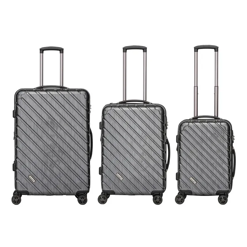 Zestaw 3 ciemnoszarych walizek na kółkach Packenger Premium Koffer Bonami Wysoka jakość