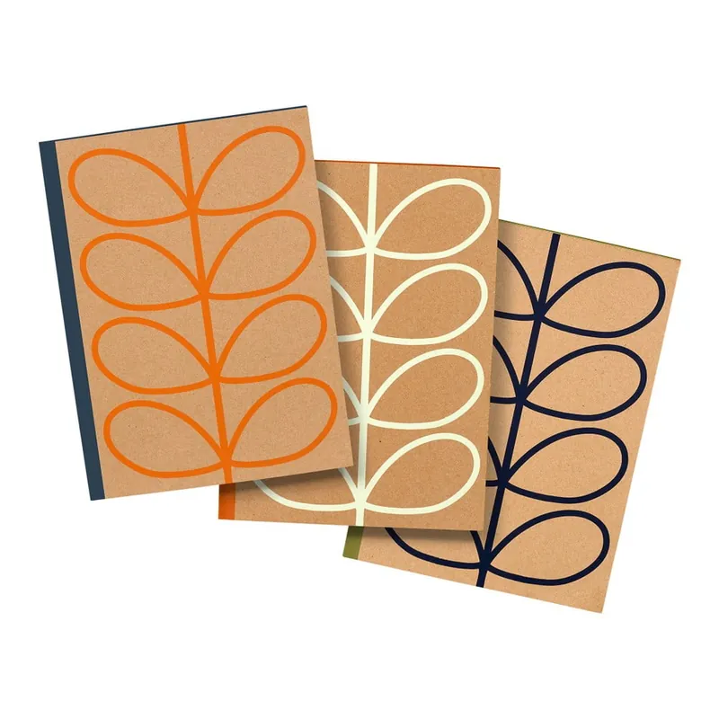 Zestaw 3 notesów Orla Kiely Stem Bonami Nowy
