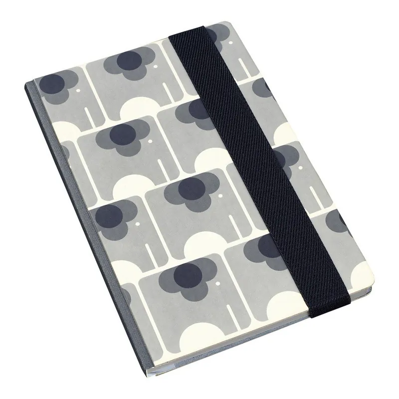 Promocja Szary notes w twardej oprawie Orla Kiely Poppy Cat, A5 Bonami