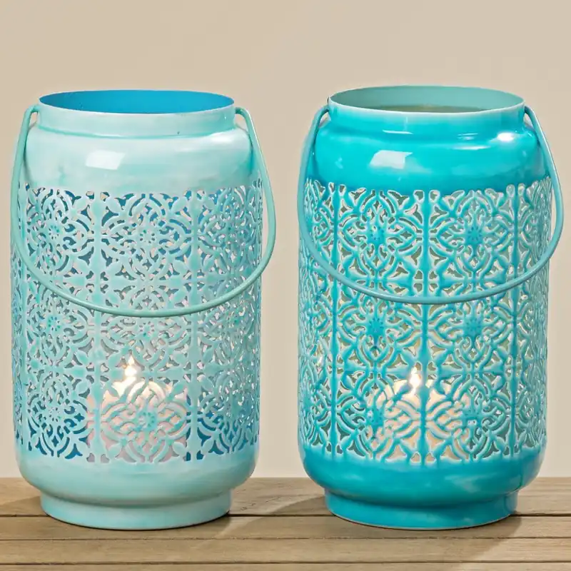 Zestaw 2 świeczników Boltze Tiles, 25 cm Bonami Obniżka ceny