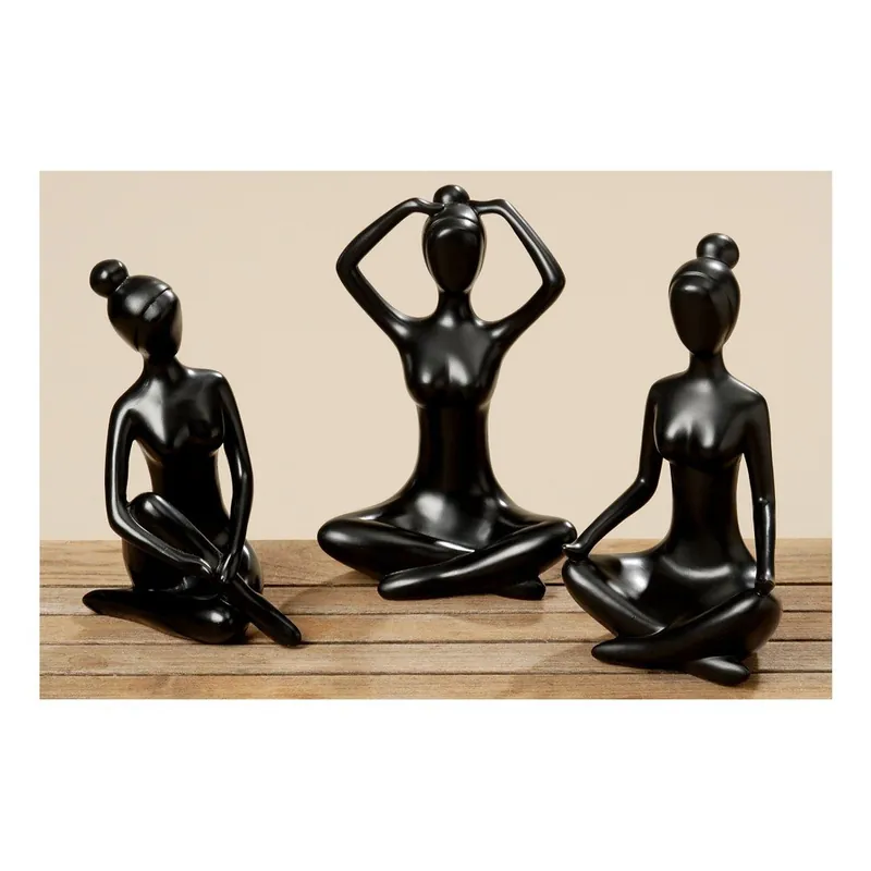 Zamów teraz Zestaw 3 figurek dekoracyjnych Boltze Yoga Women Bonami