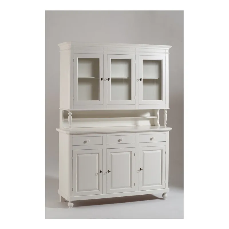 Rabat Biały kredens drewniany Castagnetti Cabinet Bonami