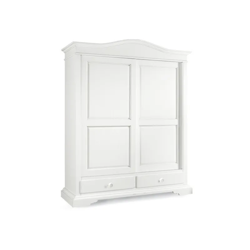 Oferta czasowa Biała szafa drewniana z przesuwnymi drzwiami Castagnetti Lido Bonami