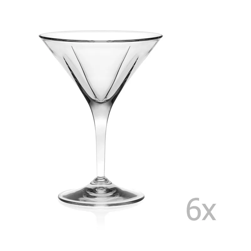 Oferta czasowa Zestaw 6 kieliszków do martini RCR Cristalleria Italiana Sondrio, 170 ml Bonami