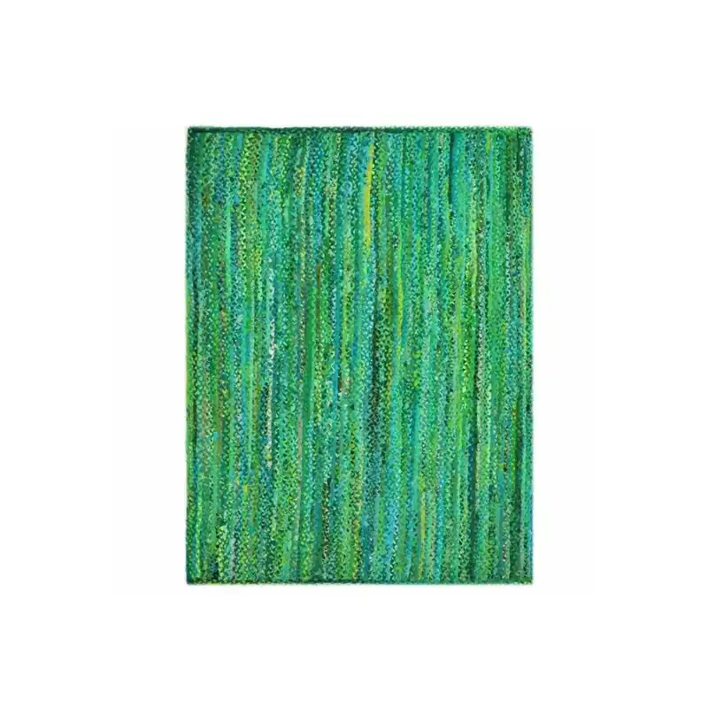 Łatwy zwrot Zielony dywan bawełniany The Rug Republic Flavia, 230x160 cm Bonami