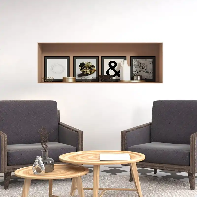 Szybka dostawa Naklejka na ścianę 3D Ambiance Design Bonami