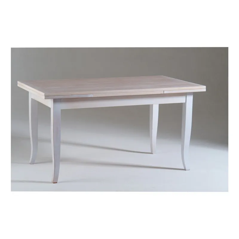 Tani Biały stół rozkładany z drewna Castagnetti Justine, 160 x 80 cm Bonami
