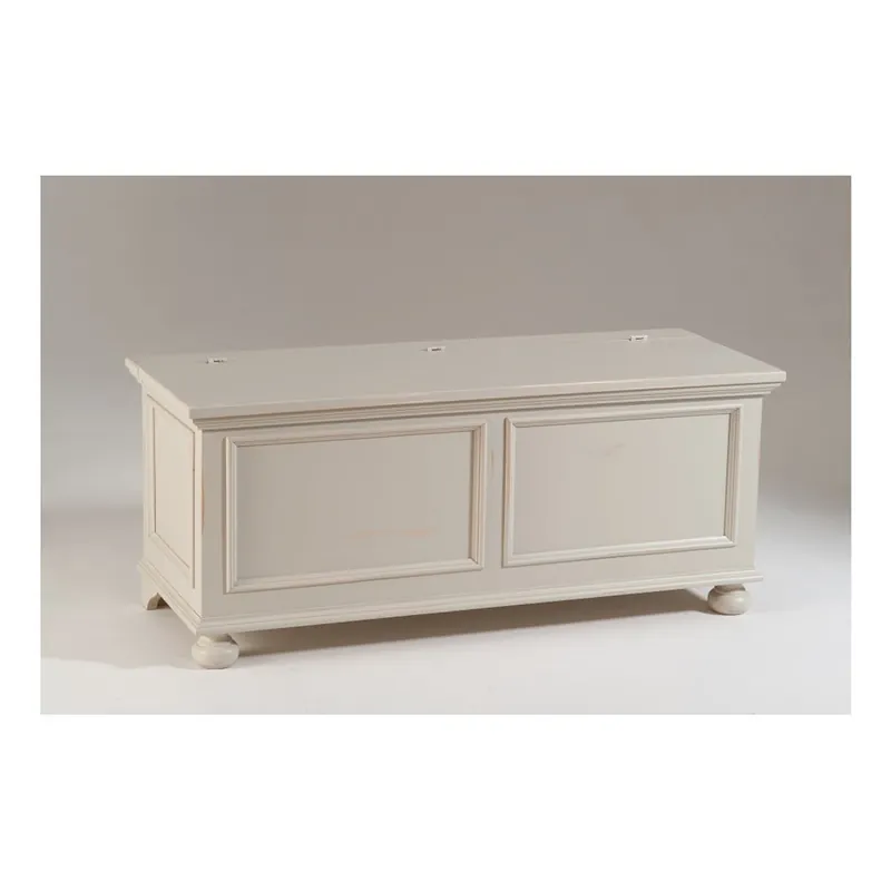 Obniżka ceny Kremowa skrzynia drewniana Castagnetti Chest Bonami