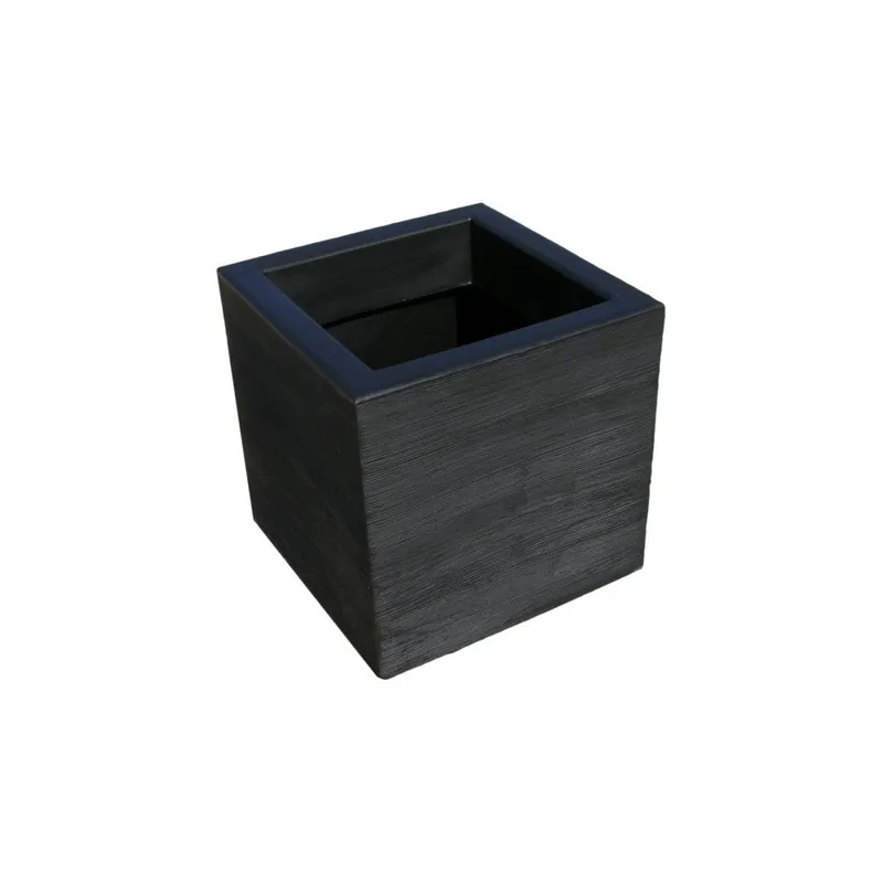 Czarna doniczka Slide Quadra, 46 x 45 cm Bonami Kup teraz