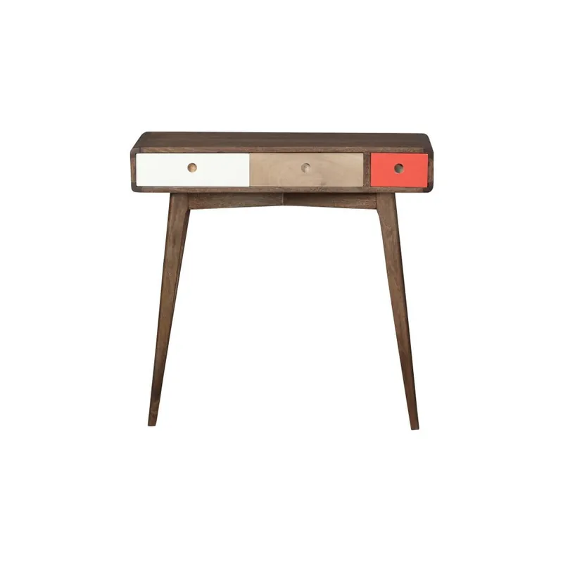 Konsola z litego drewna mango Woodjam Play Dark Bonami Oferta limitowana