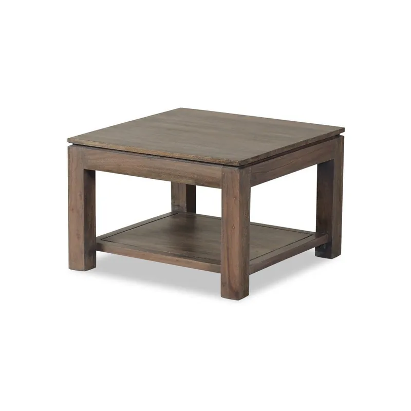 Cena promocyjna Stolik z szarego drewna akacjowego Woodjam Zara Sofa Bonami