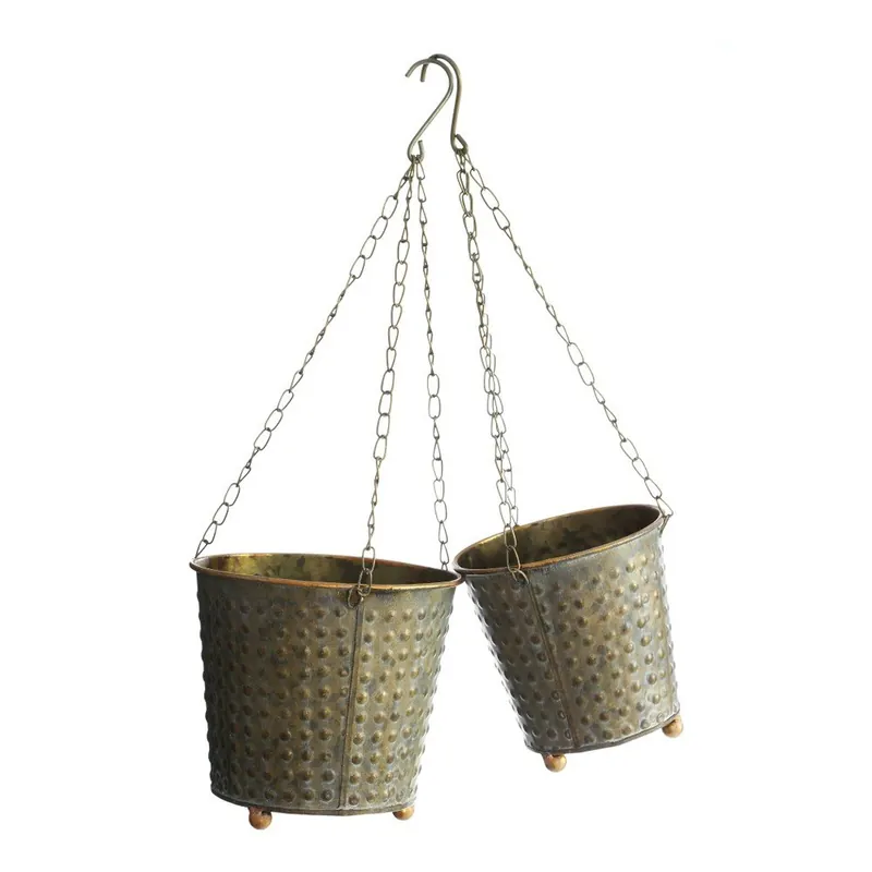 Zestaw 2 metalowych doniczek wiszących Ixia Garden Bonami Sprawdź teraz