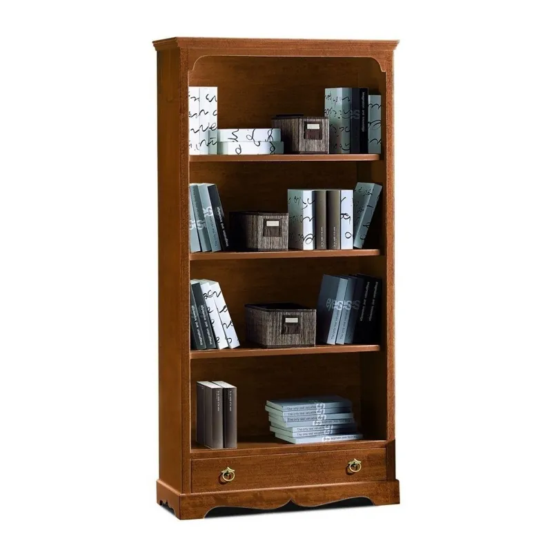 Okazja Biblioteczka drewniana z szufladą Castagnetti Noce Bonami