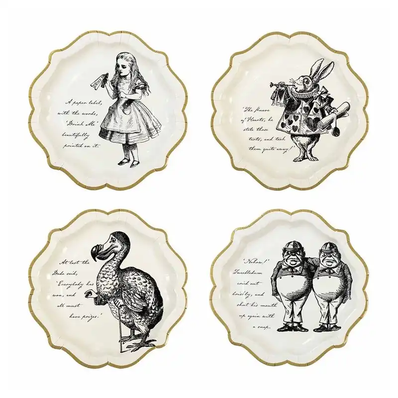 Zestaw 12 tacek papierowych Talking Tables Truly Alice Bonami Darmowy zwrot