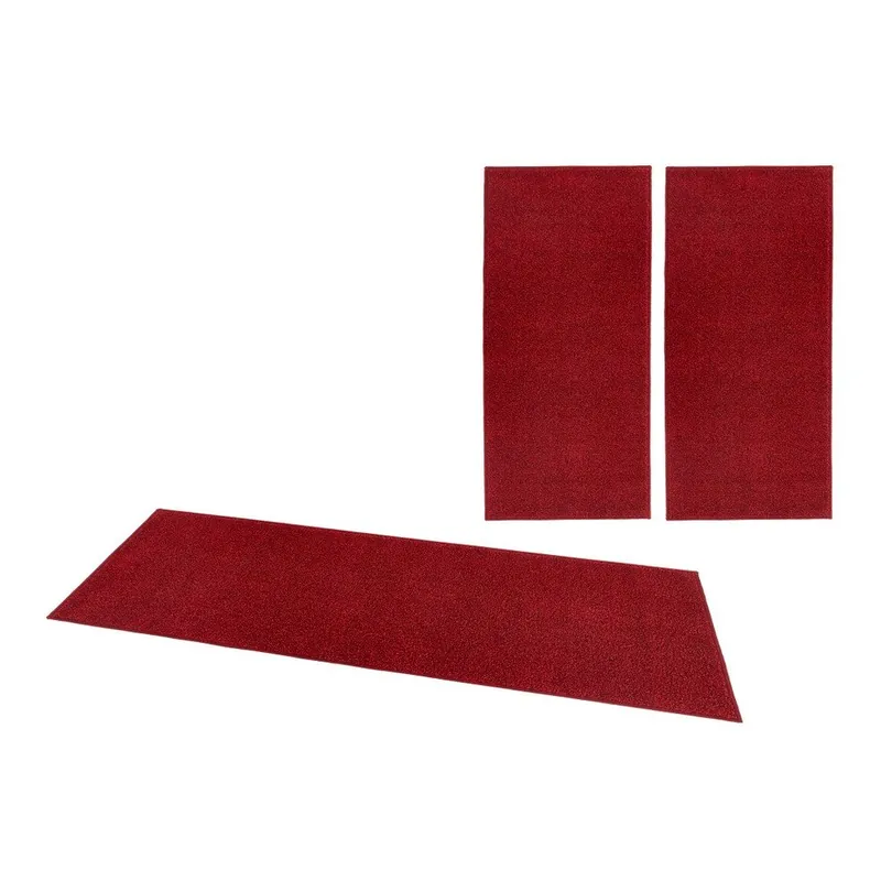 Zestaw 3 czerwonych chodników Hanse Home Pure Bonami Oferta limitowana