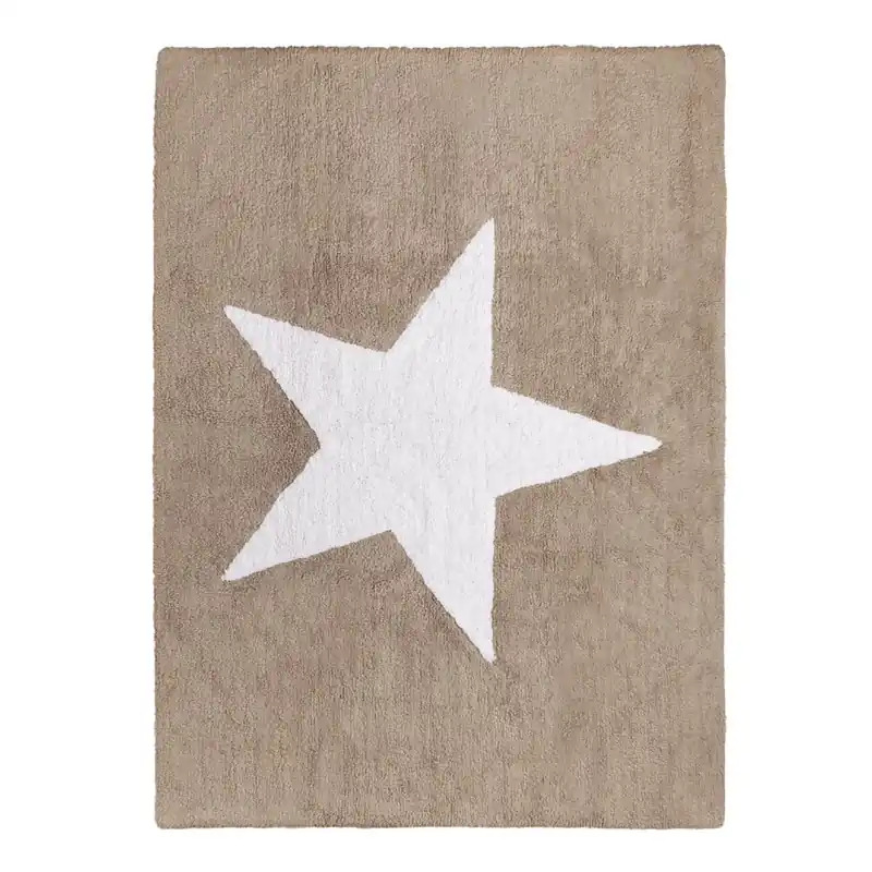Beżowy dywan bawełniany Happy Decor Kids Star, 160x120 cm Bonami Ekspresowa dostawa