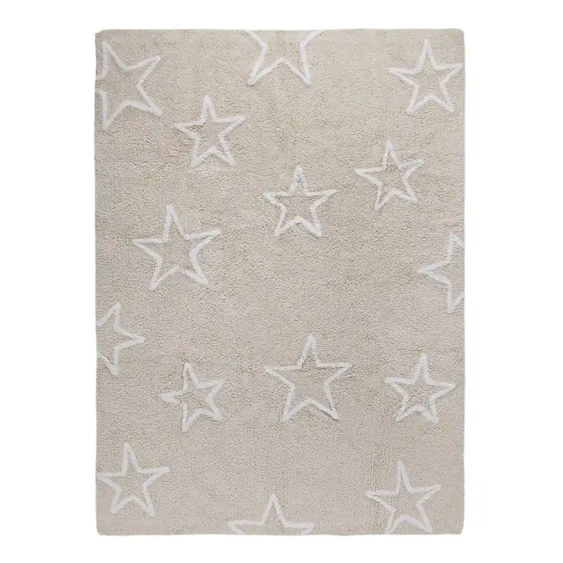 Tylko dziś Beżowy dywan bawełniany Happy Decor Kids Stars, 160x120 cm Bonami