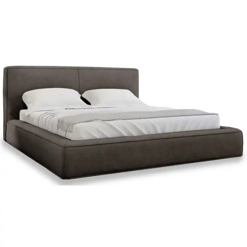 Łóżko Tapicerowane Premium Cassy 180x200 Brązowe Szybka dostawa