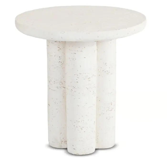 Niska cena Brok Stolik kawowy 46 cm, kremowy