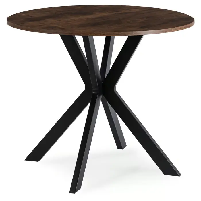 Oferta czasowa Lauren Stół 80 cm, dąb rustykalny/czarny