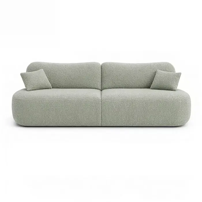 Hit sprzedaży Averio Sofa rozkładana, 2-osobowa, szare boucle