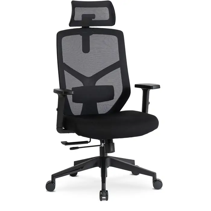 Ograniczona ilość Bento Fotel biurowy ergonomiczny, czarny