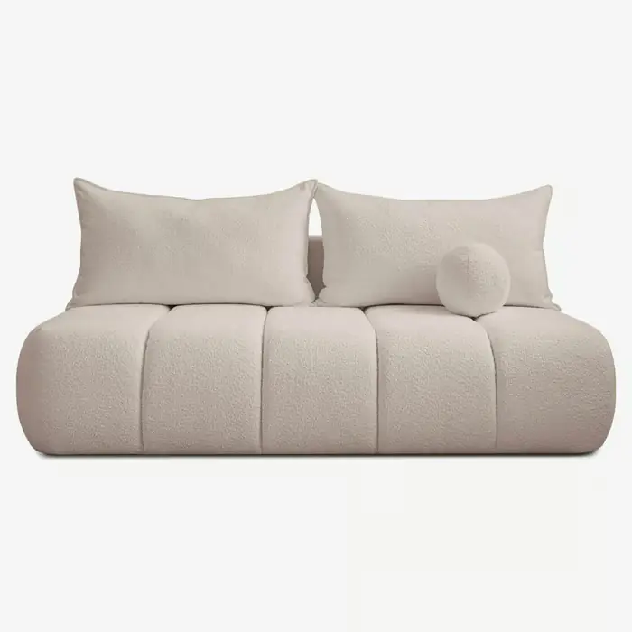 Tylko do końca tygodnia Saria Sofa rozkładana, beżowe boucle