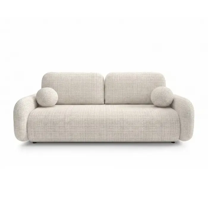 Vidi Sofa rozkładana, 2-osobowa, beżowa szenil Kup teraz