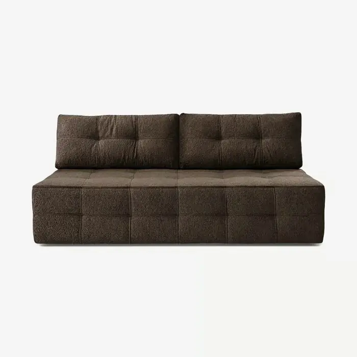 Szybka wysyłka Morana Sofa rozkładana, brązowe boucle