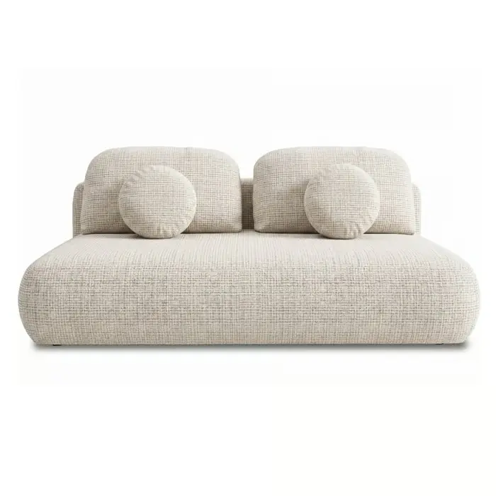 Nowy Base Sofa rozkładana, 2-osobowa, beżowa szenil