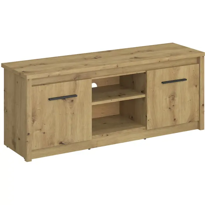 Wyjątkowa oferta Opia Szafka RTV 125 cm, dąb