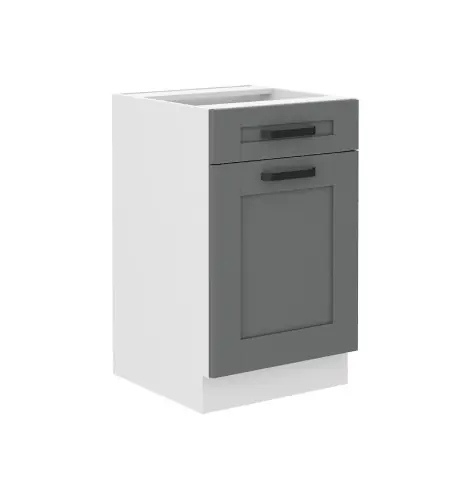 Dodaj do koszyka Szafka dolna Luna Dust grey/biały 50 D 1F 1S BB