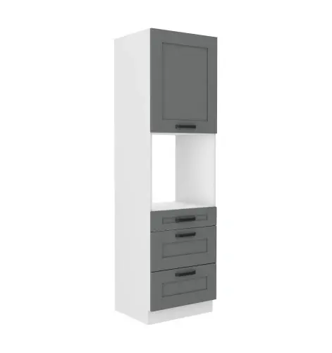 Zabudowa piekarnika Luna Dust grey/biały 60 DPS-210 3S 1F Wysoka jakość