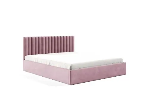 Oferta czasowa Łóżko tapicerowane Fino 180x200 róż - tkanina Riviera 62