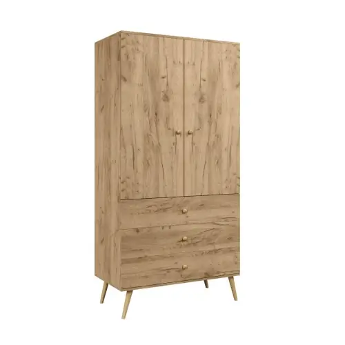 Szafa Bolea 2D3S 100 cm dąb craft złoty Wybór klientów