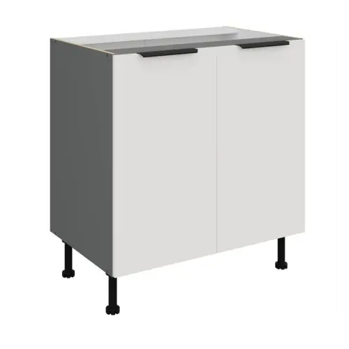 Szafka dolna Aria biały/antracyt 80 D 2F BB Bestseller