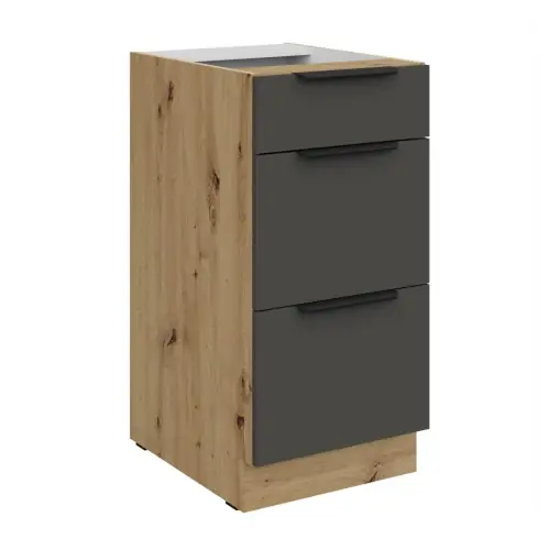 Promocja Szafka dolna Aria grafit/artisan 40 D 3S BB