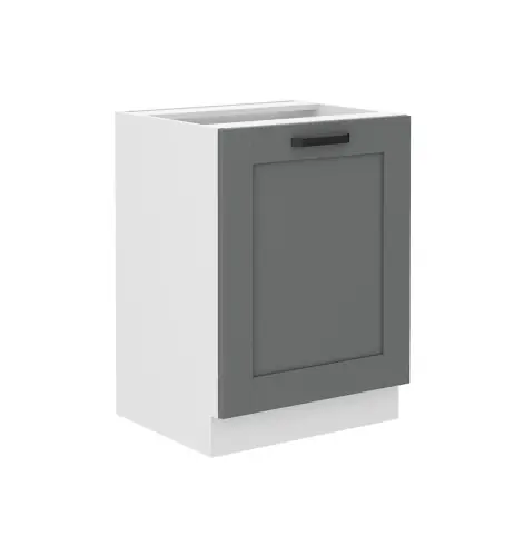 Szafka dolna Luna Dust grey/biały 60 D 1F BB Popularny