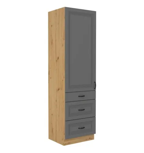 Zniżka Szafka dolna Stilo Dust grey/artisan 60 DKS-210 3S 1F